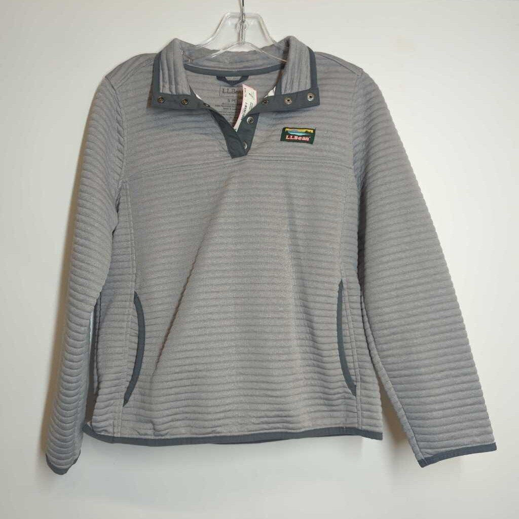 LL Bean Sweater S Petite Gray