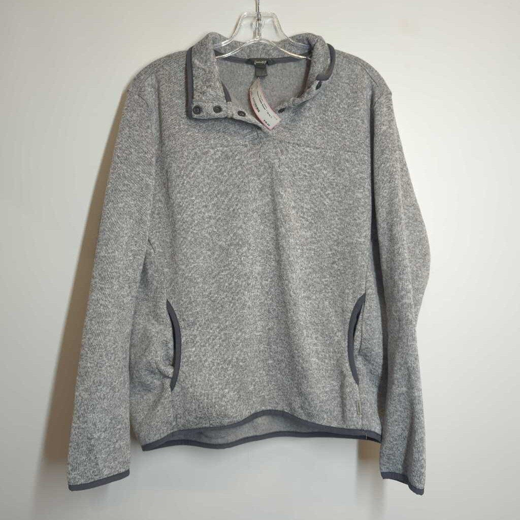 Eddie Bauer Fleece L Gray