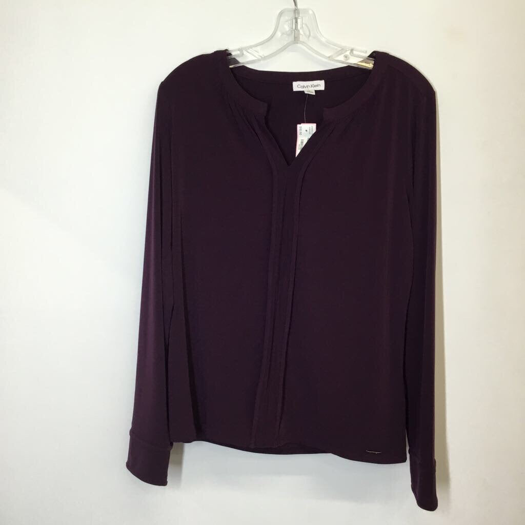 Calvin Klein Long Sleeve L Purple