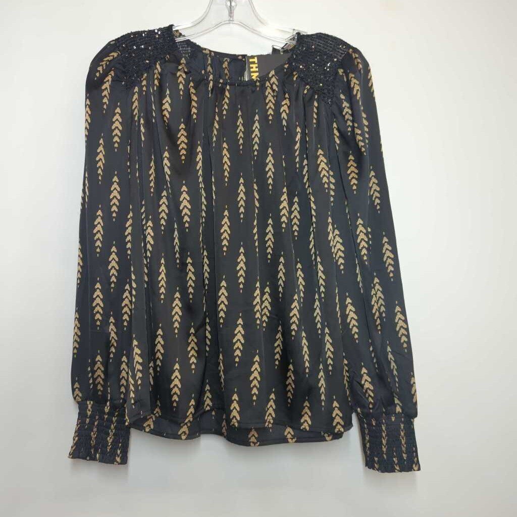 THML Long Sleeve S Black/Tan