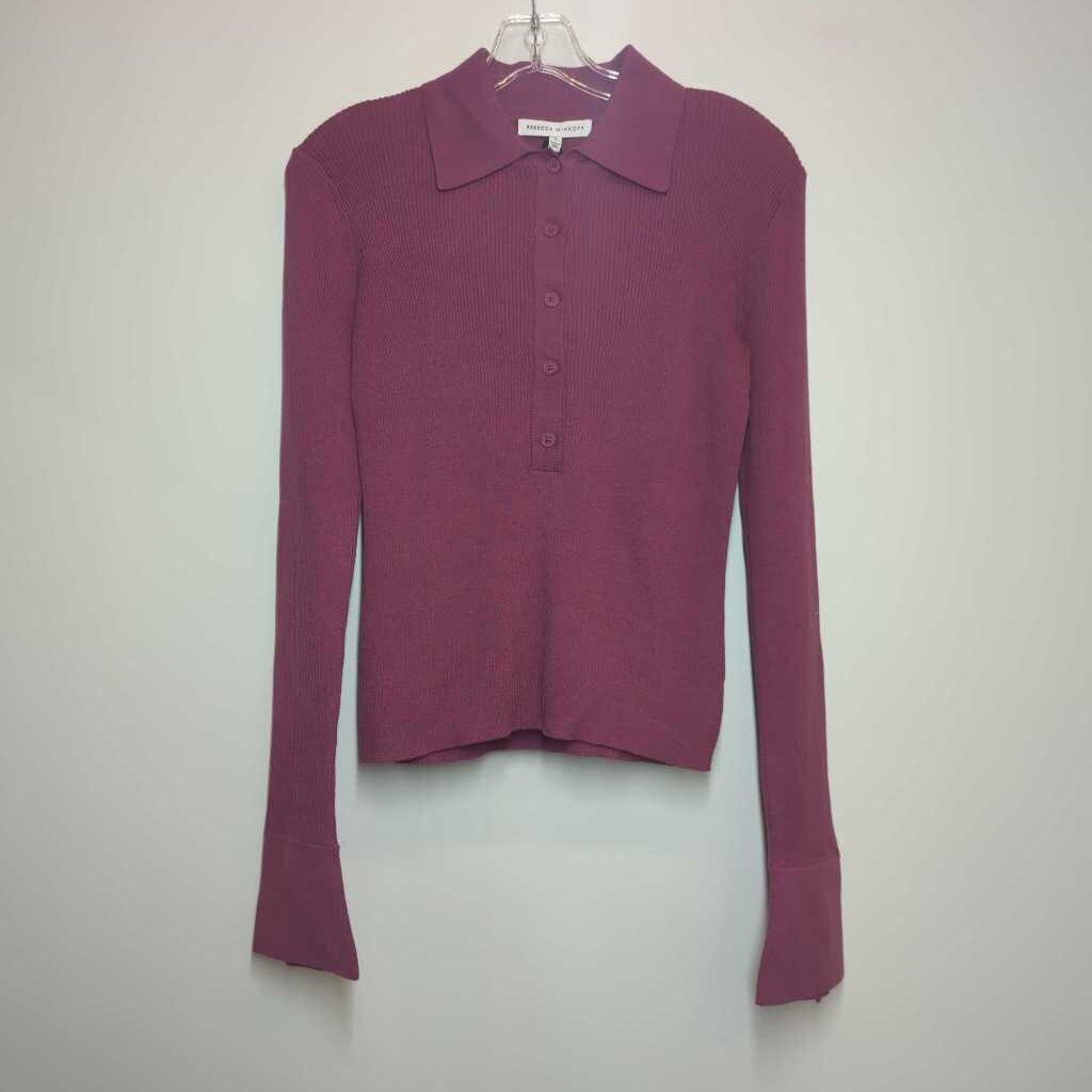 Rebecca Minkoff Long Sleeve S Purple