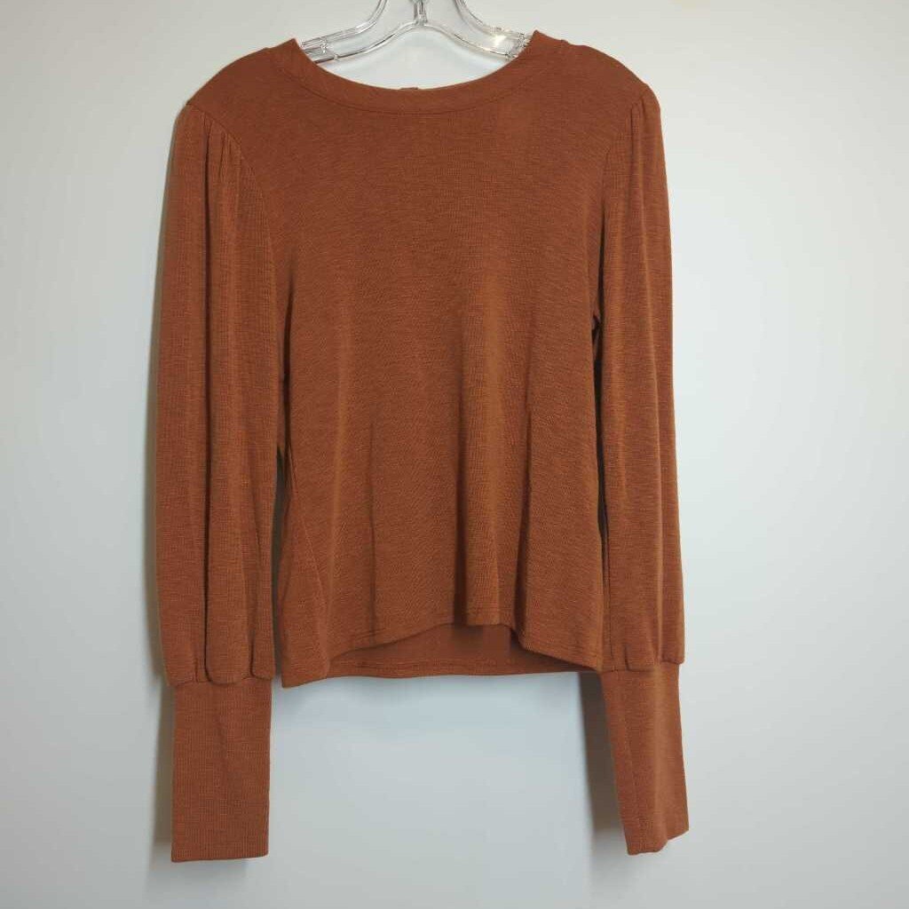 Michael Stars Long Sleeve S Orange