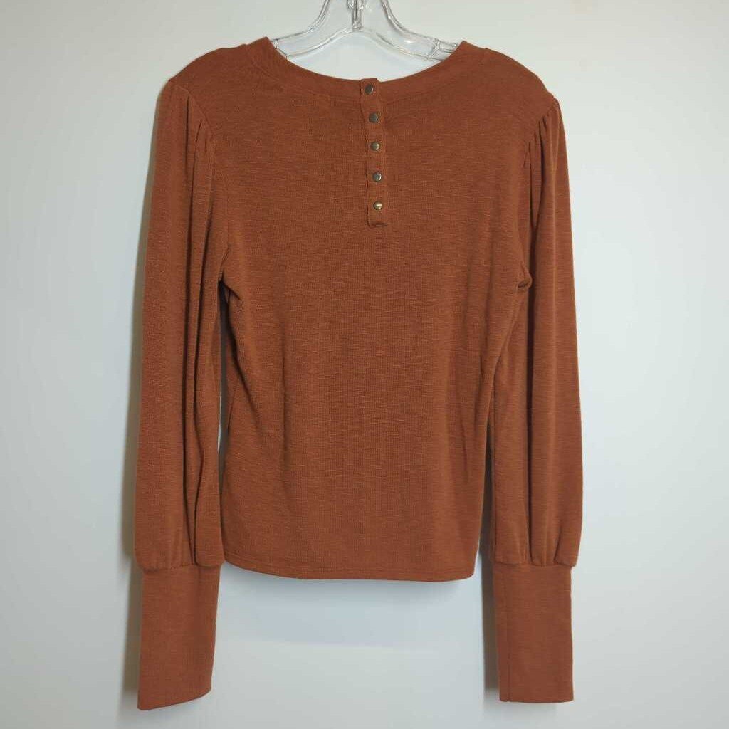 Michael Stars Long Sleeve S Orange