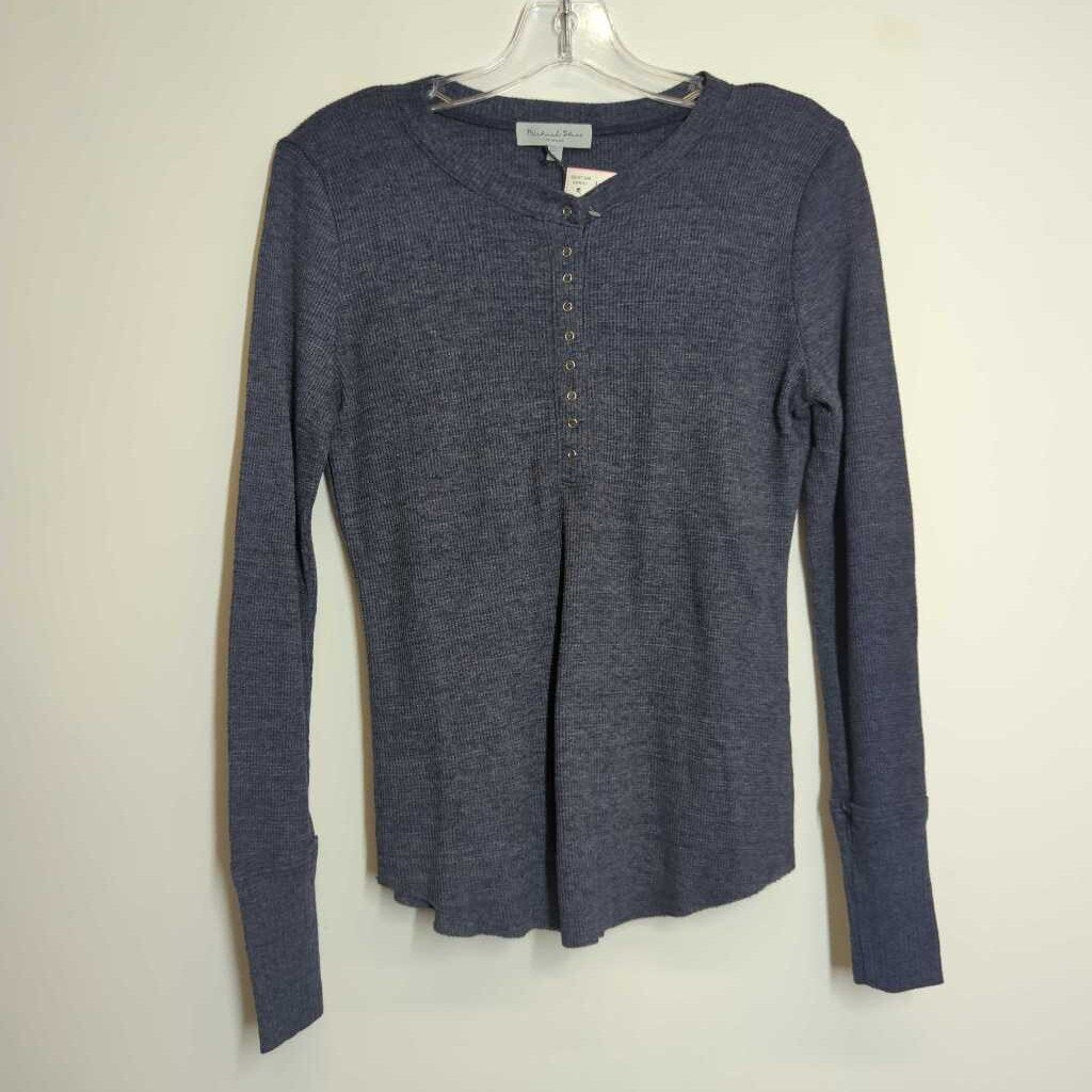 Michael Stars Long Sleeve S Navy