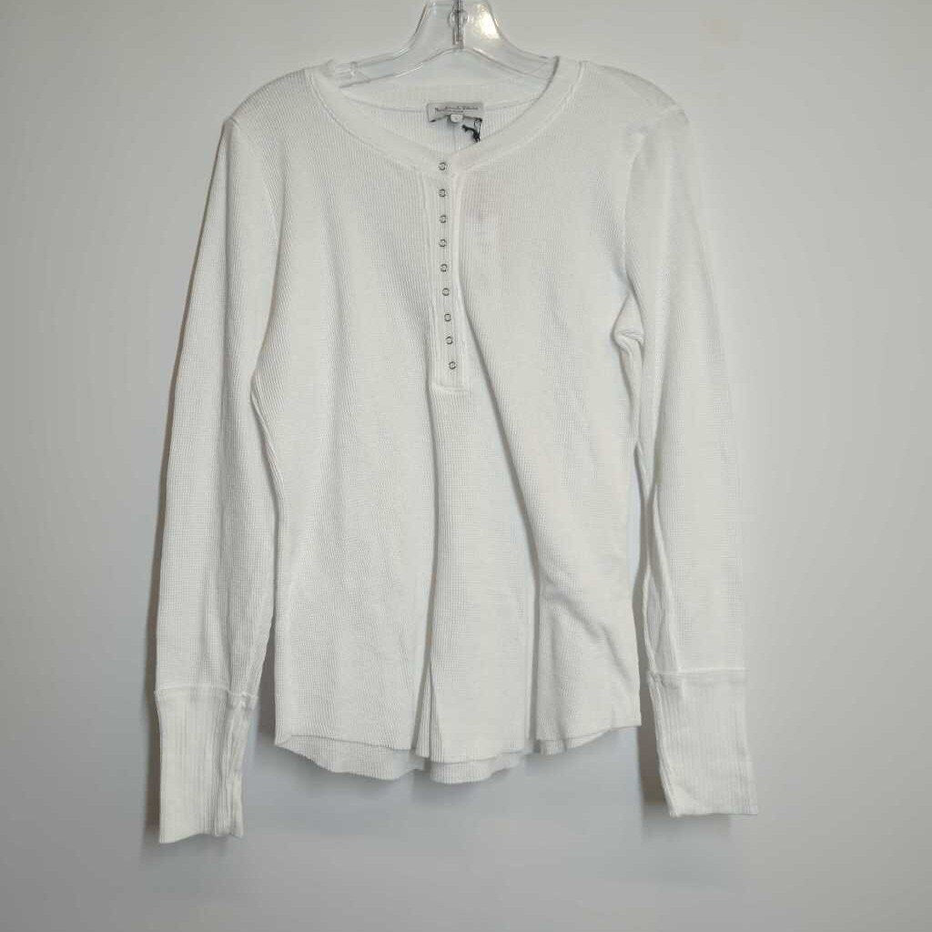 Michael Stars Long Sleeve L White
