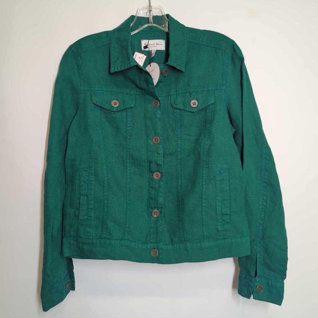 Michael Stars Long Sleeve S Green