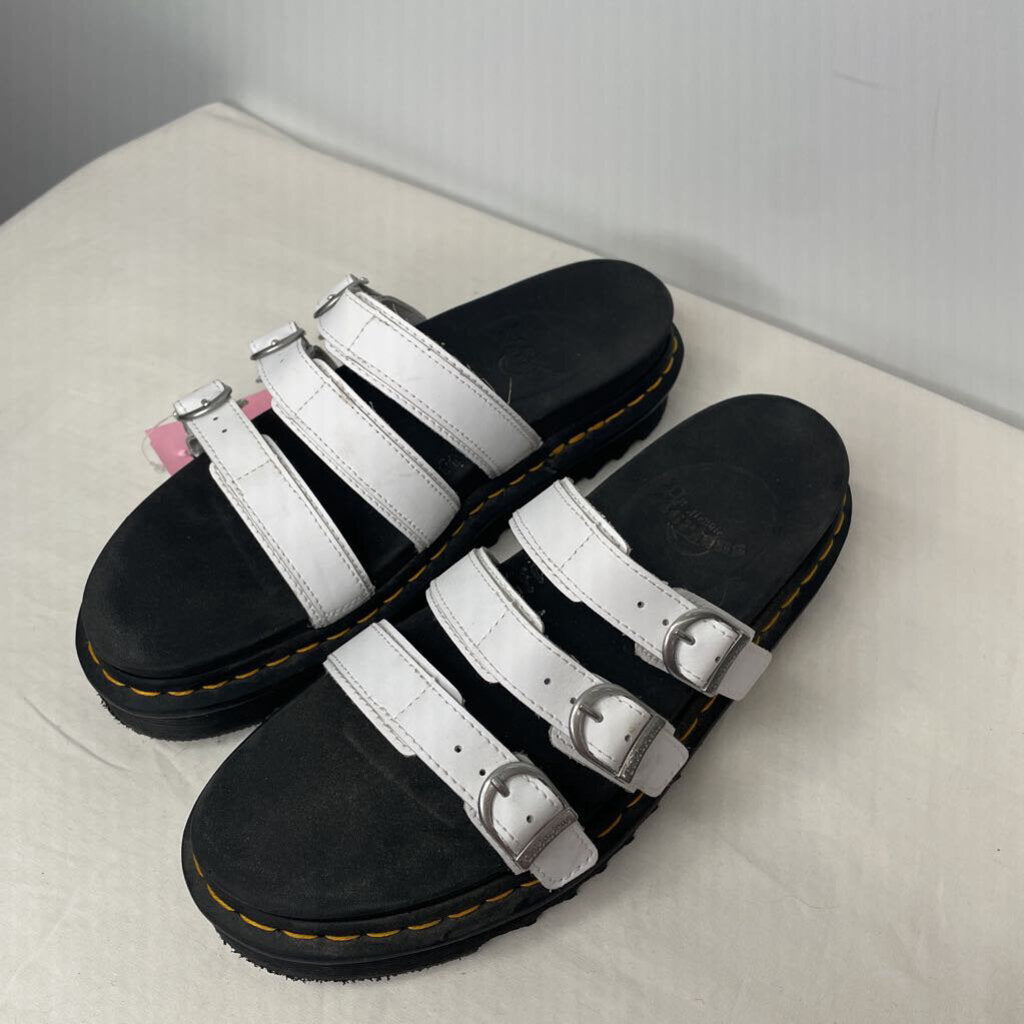 Dr. Martens Sandals 10 White/Black