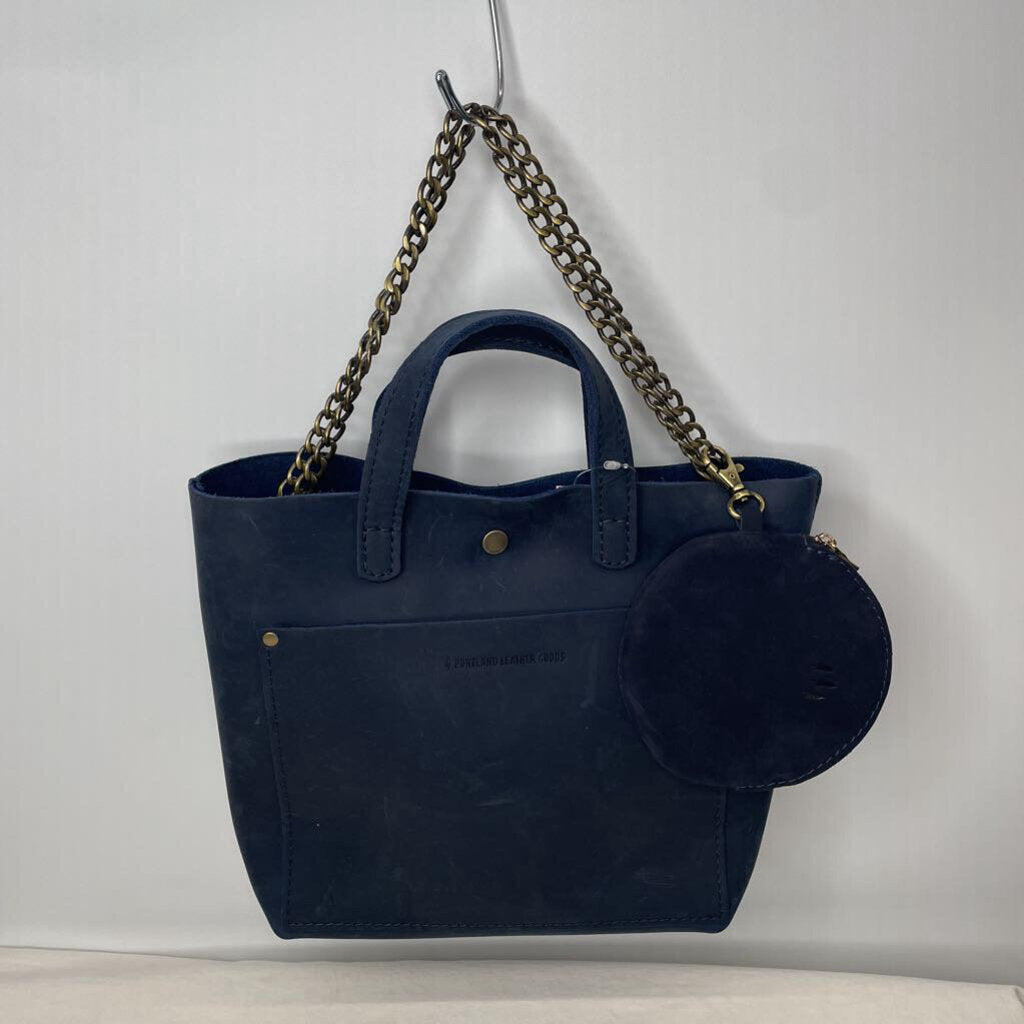 Purses Medium Hand Bag Navy Blue