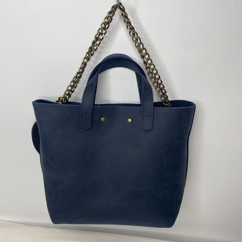 Purses Medium Hand Bag Navy Blue