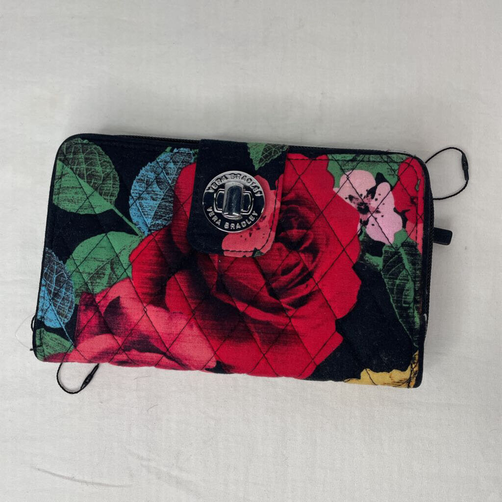 Vera Bradley Wallet Black/Floral