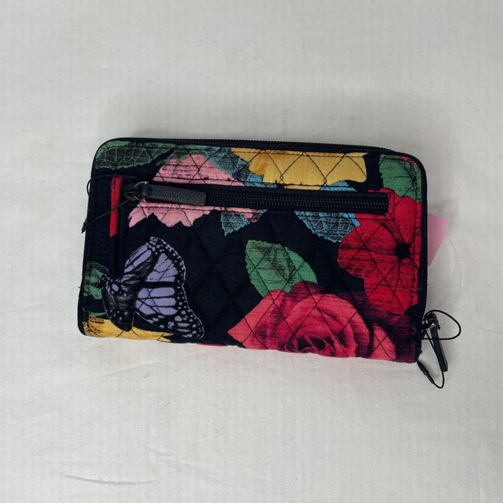 Vera Bradley Wallet Black/Floral