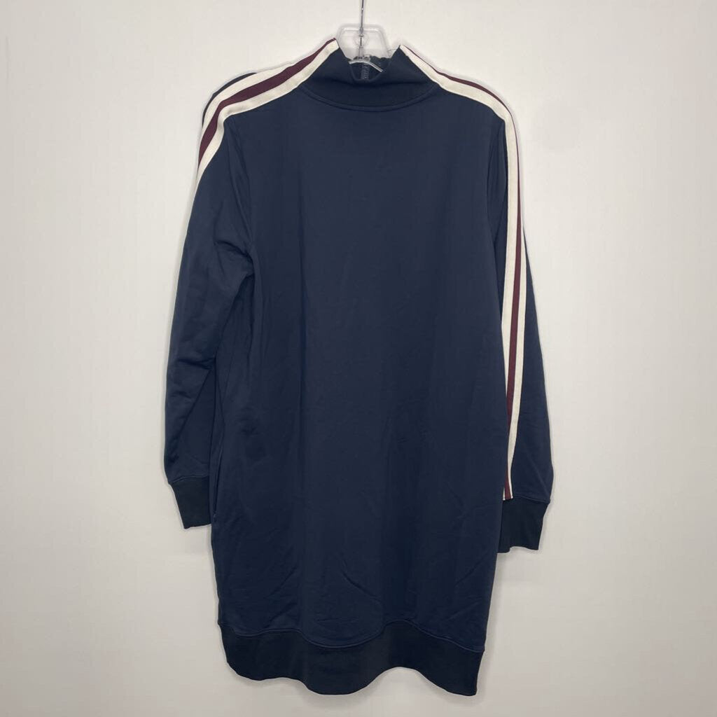 Athleta Athletic Tops L Navy/White/Maroon