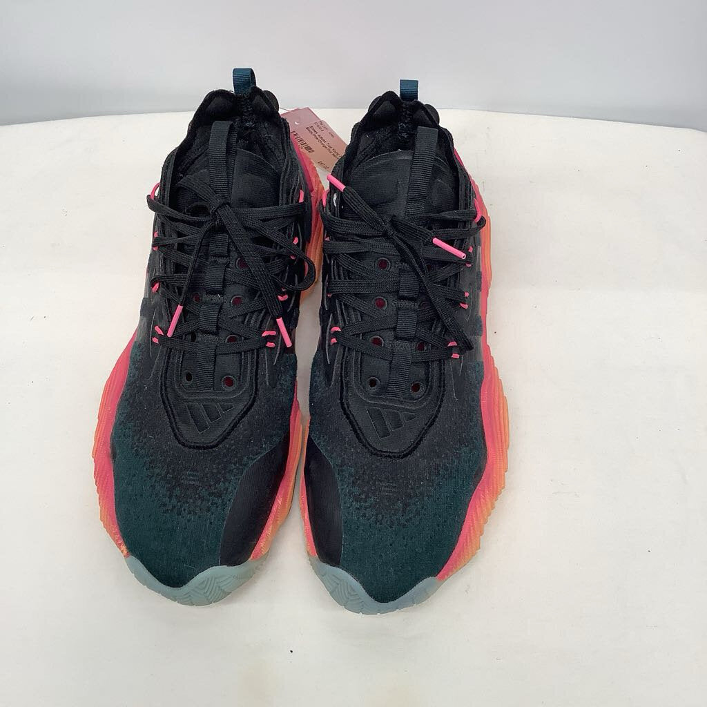 Adidas Shoes Men's 8.5 Black/Pink/Orange/Teal