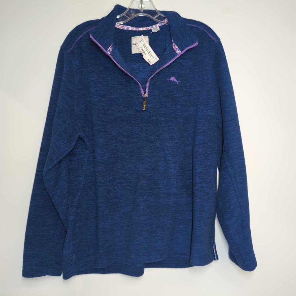 Tommy Bahama Fleece Men's M Blue/Purple