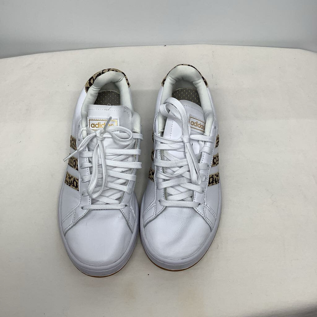 Adidas Shoes 10 White/Leopard
