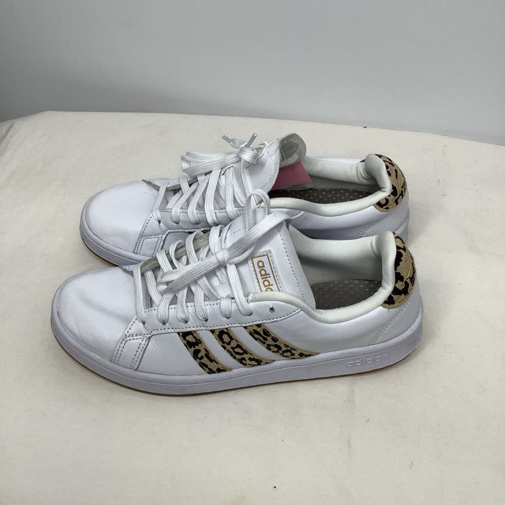 Adidas Shoes 10 White/Leopard