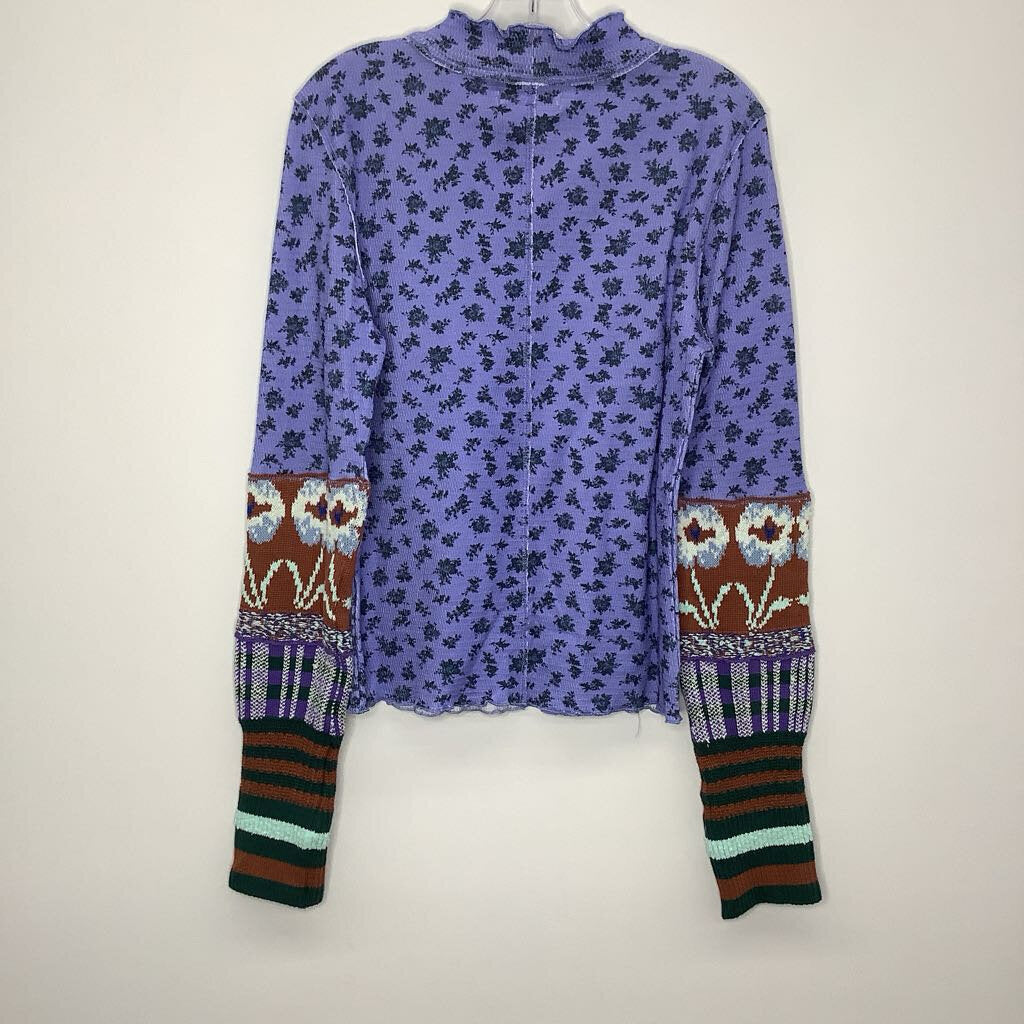We The Free Long Sleeve XL Purple Blue
