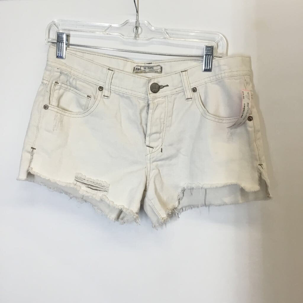 Free People Shorts 27/4 White