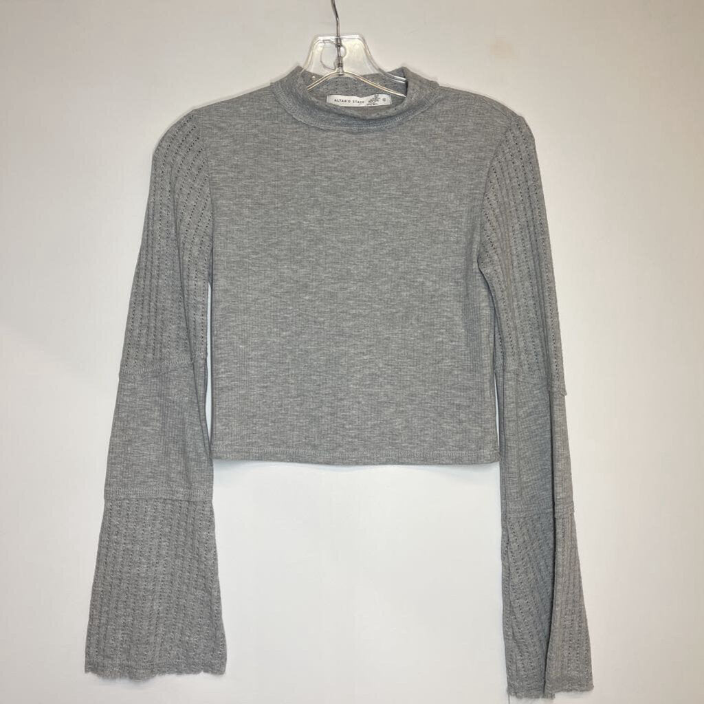 Altar'd State Long Sleeve S Gray