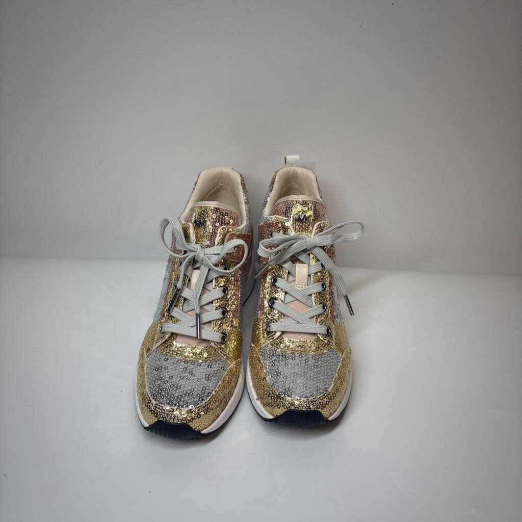 Michael Kors Clothing Shoes 5.5 Gold/Silver/White