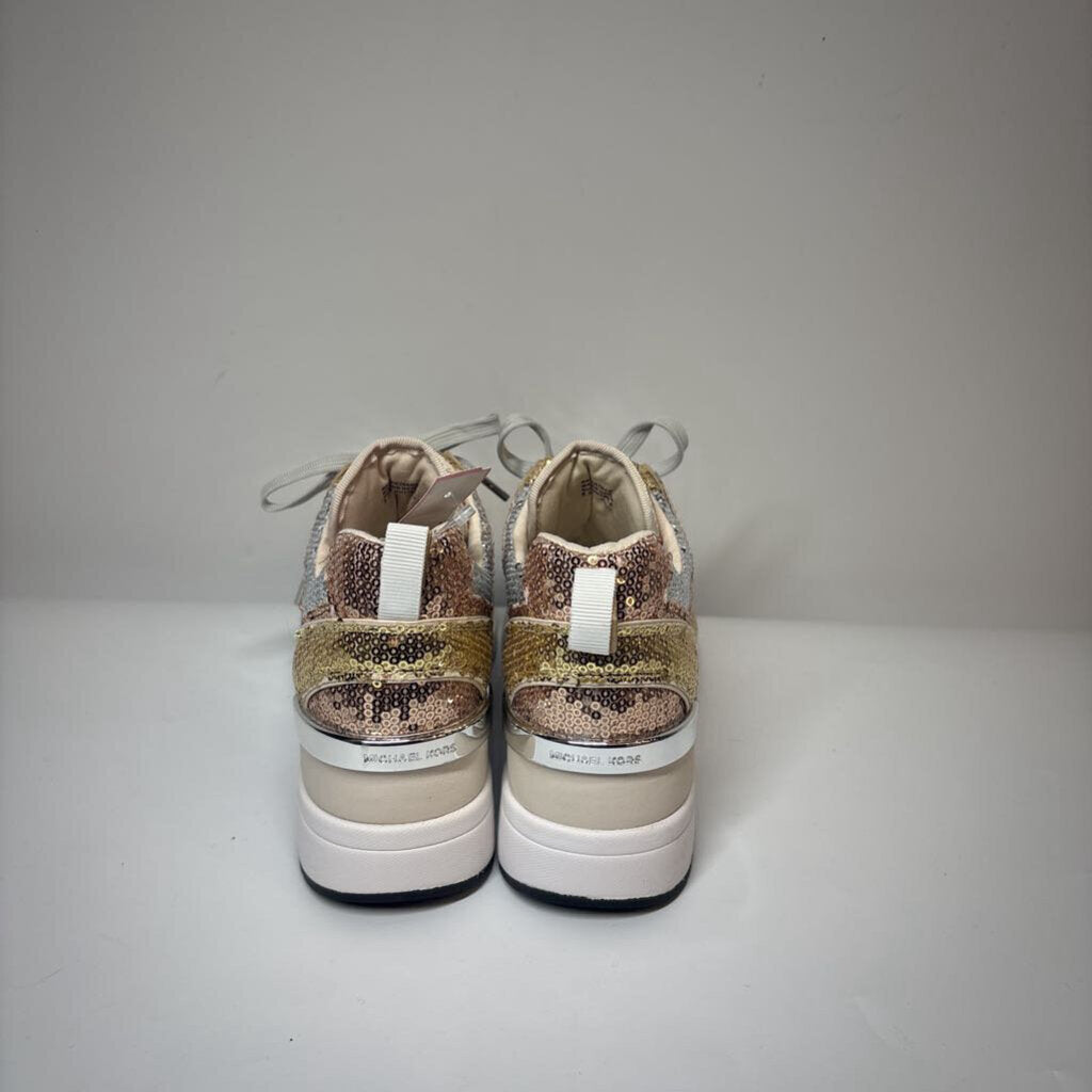 Michael Kors Clothing Shoes 5.5 Gold/Silver/White