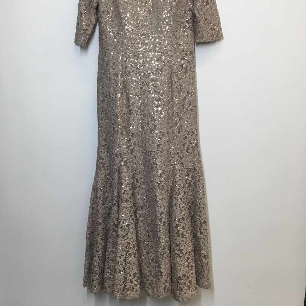 Alex Evenings Formal Wear 12/L Petite Taupe
