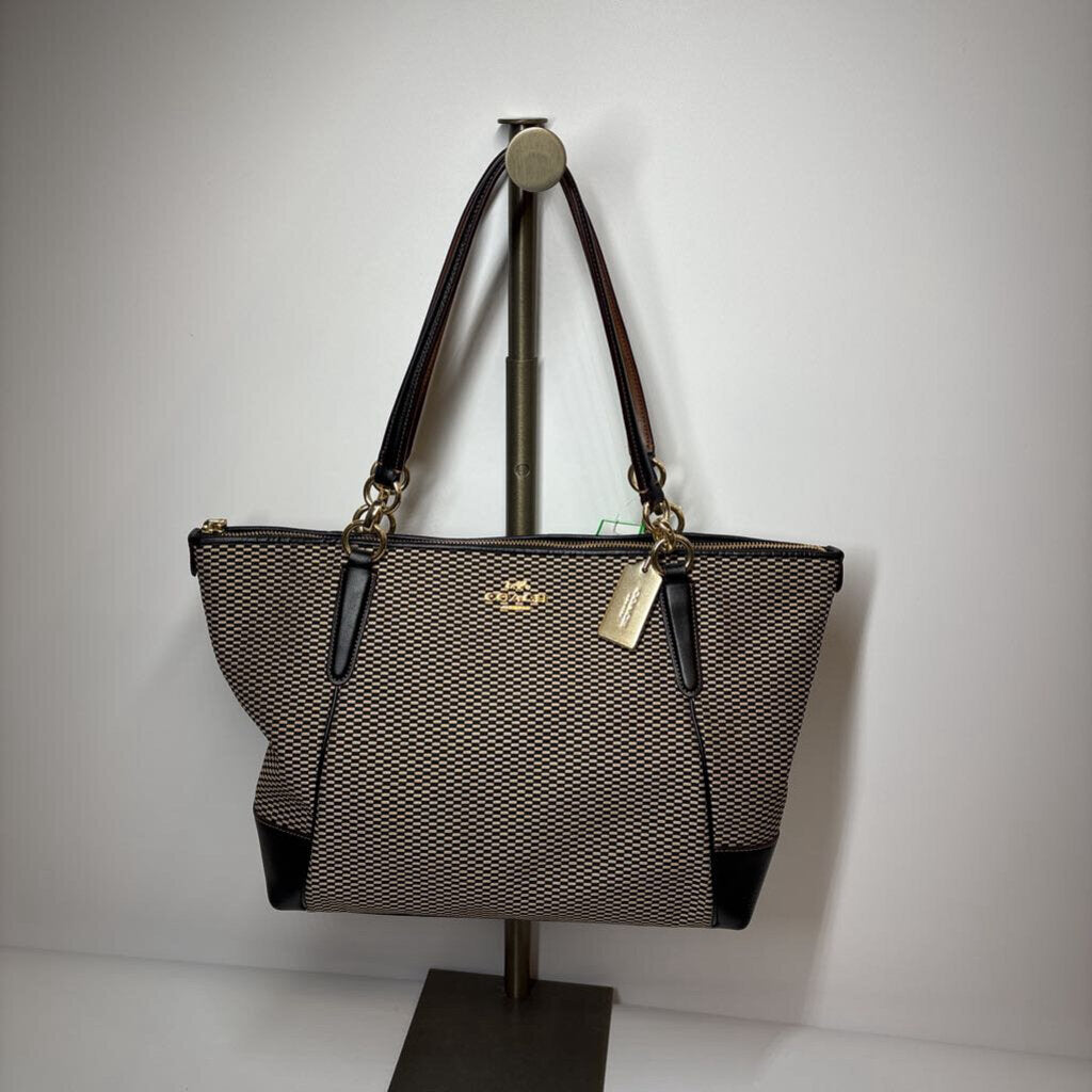 Coach Purses 10Hx12Lx4W Black/Tan