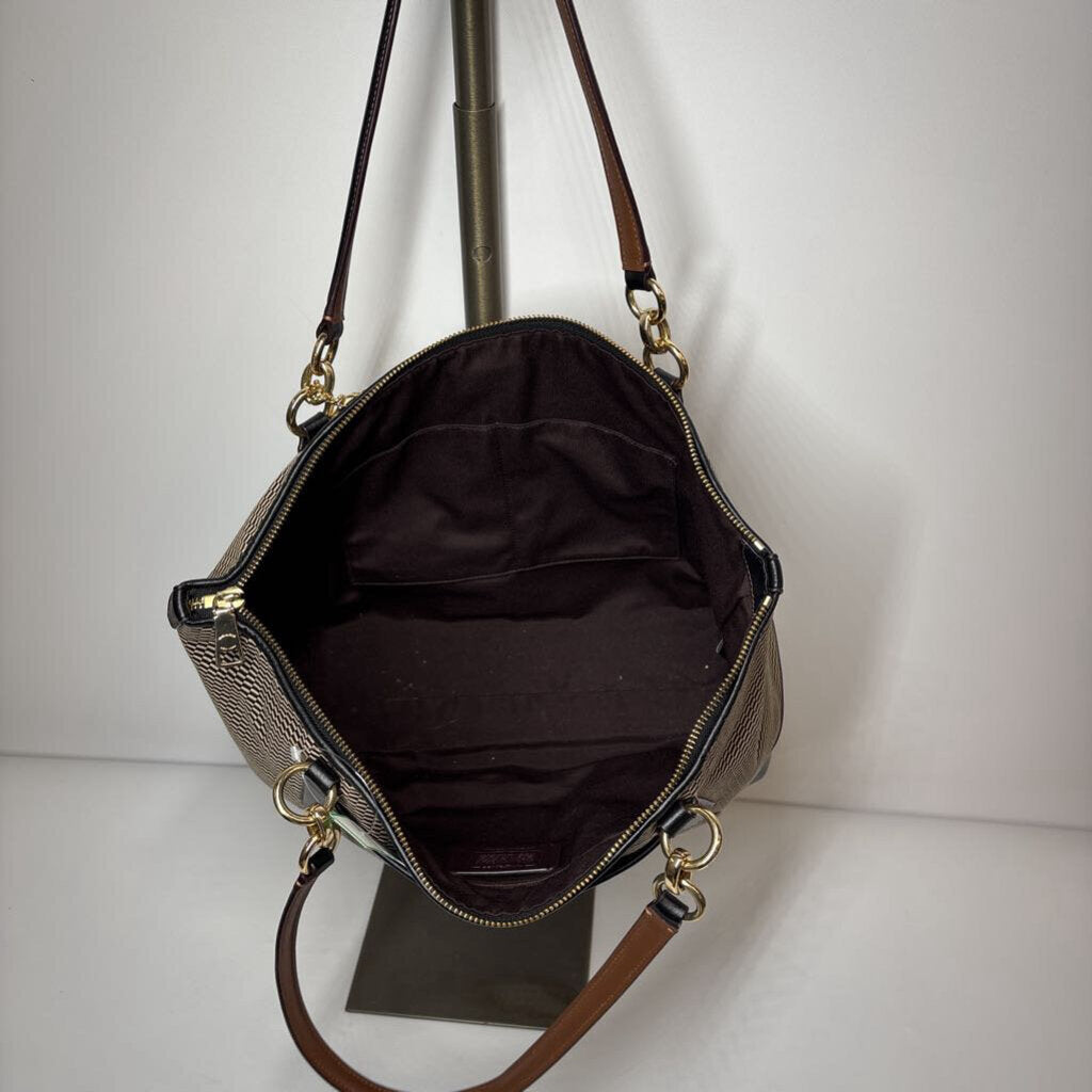 Coach Purses 10Hx12Lx4W Black/Tan
