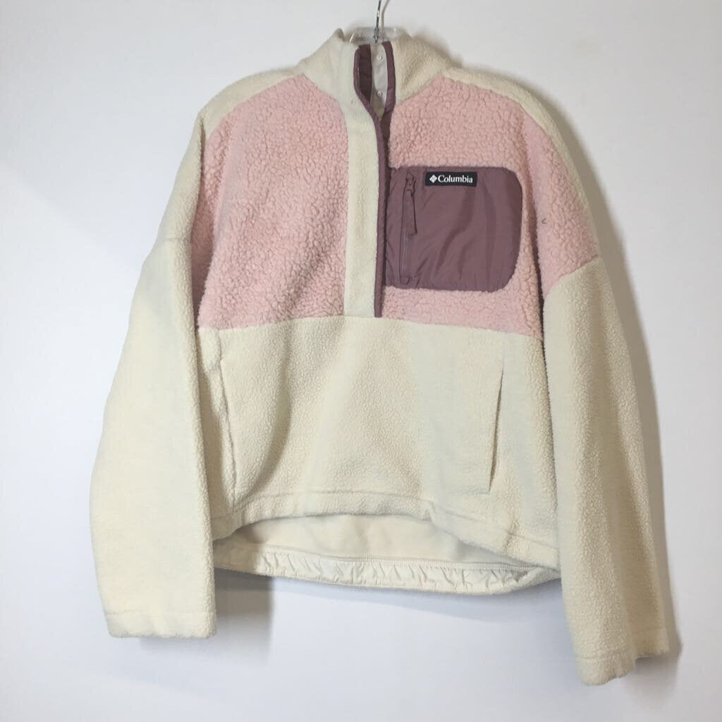 Columbia Fleece XL Cream/Pink