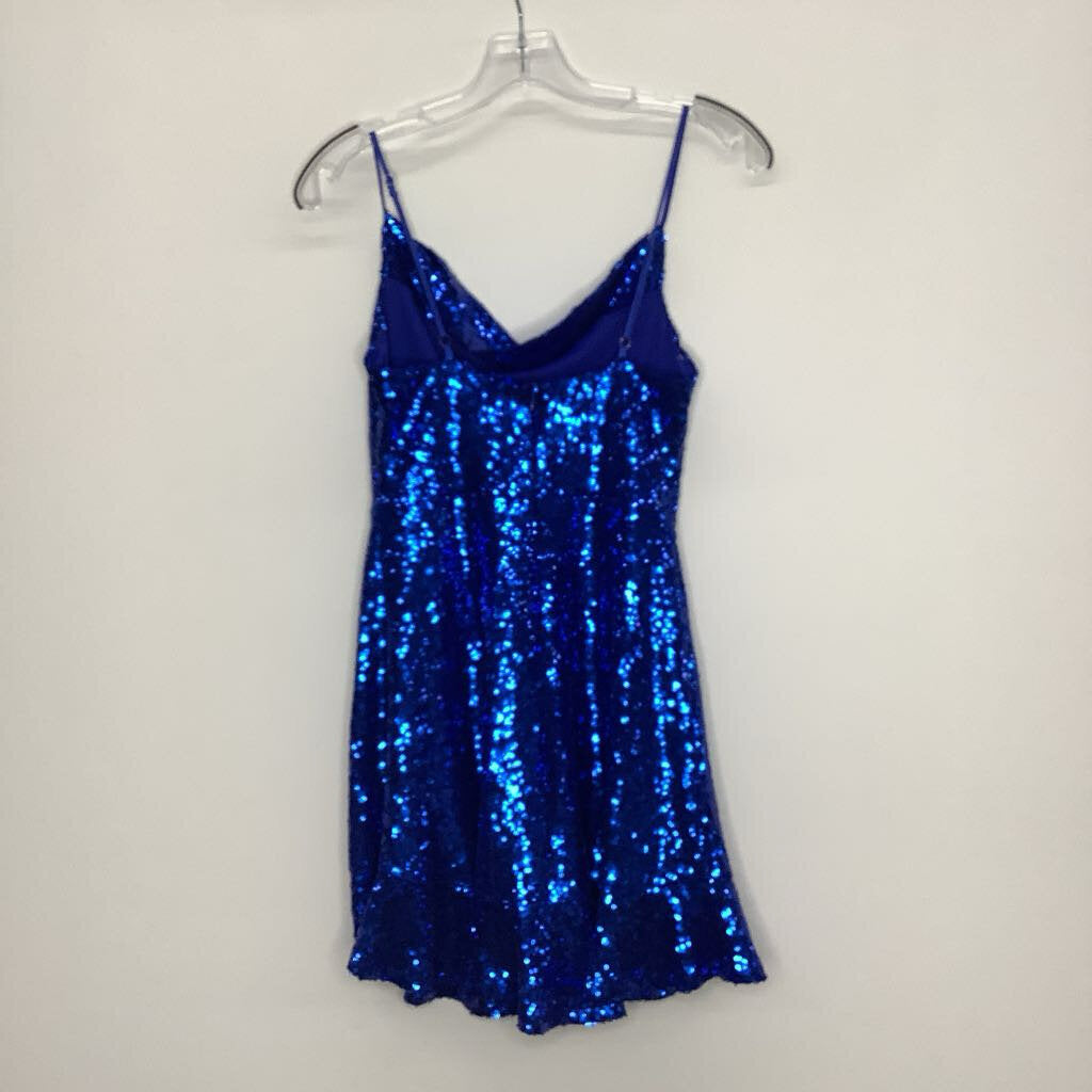 Homecoming Dress 5/6 Blue Sequins