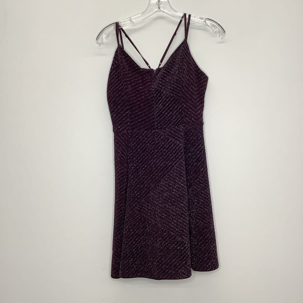 Honey and Rosie Homecoming Dress 5 Plum