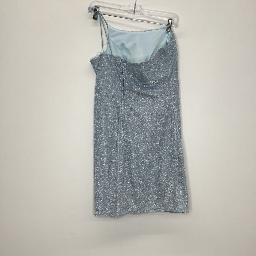 Midnight Doll Homecoming Dress 7/M Ice Blue/Silver