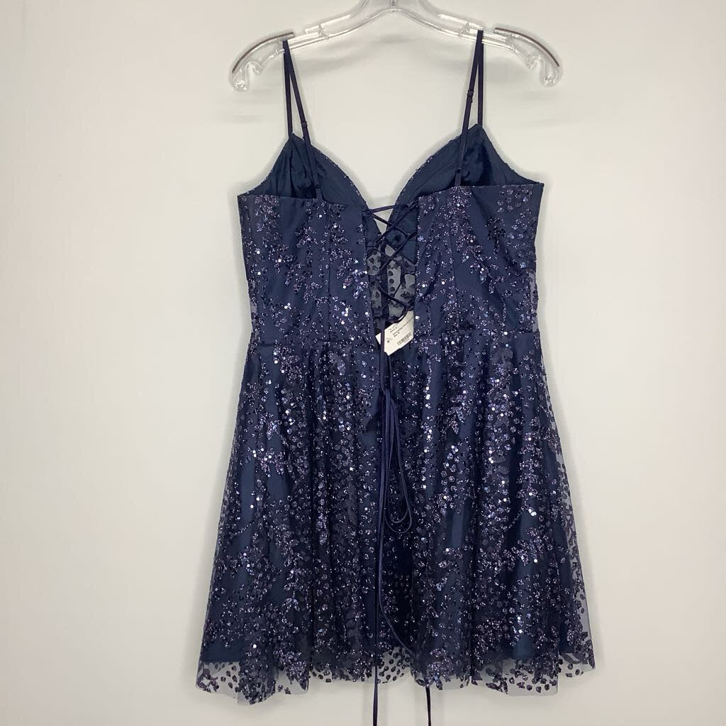 Blondie Nites Homecoming Dress 15 Blue