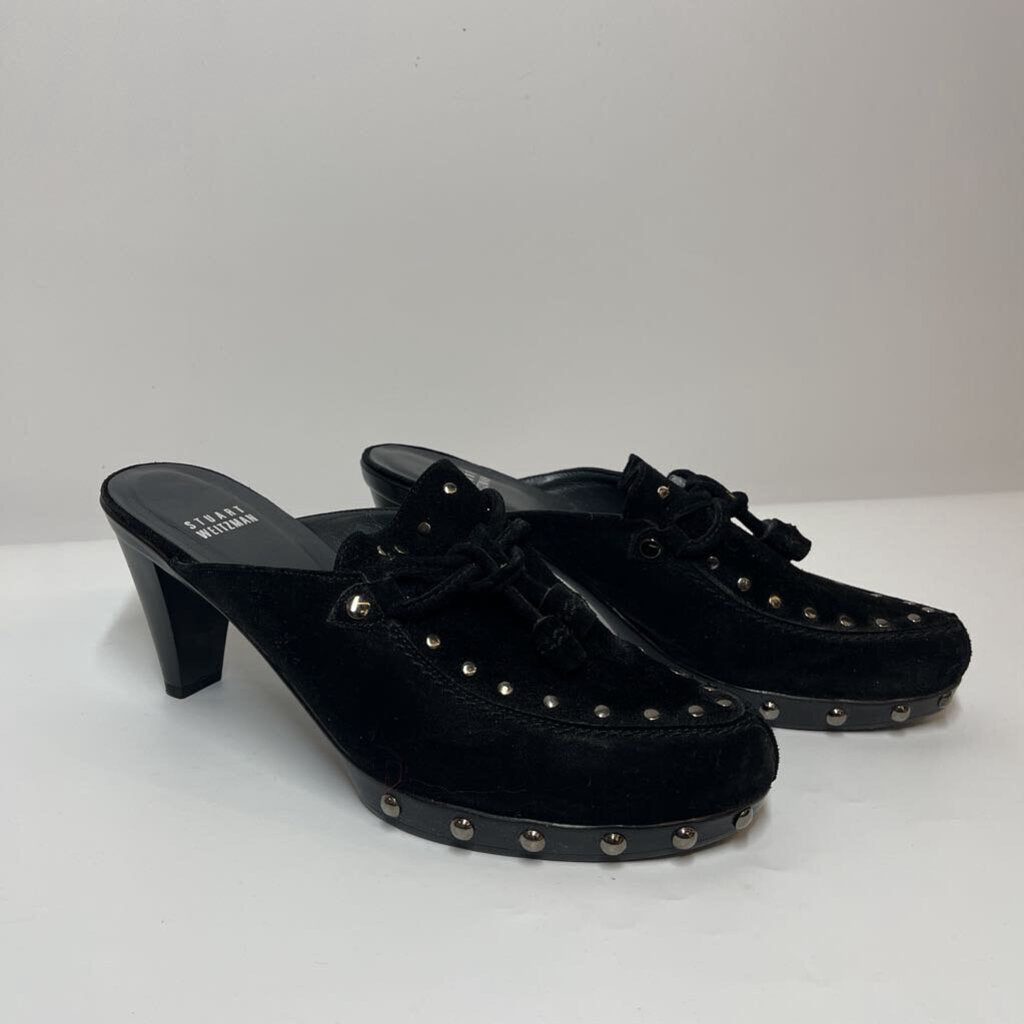 Stuart Weitzman Shoes 9 Black/Silver