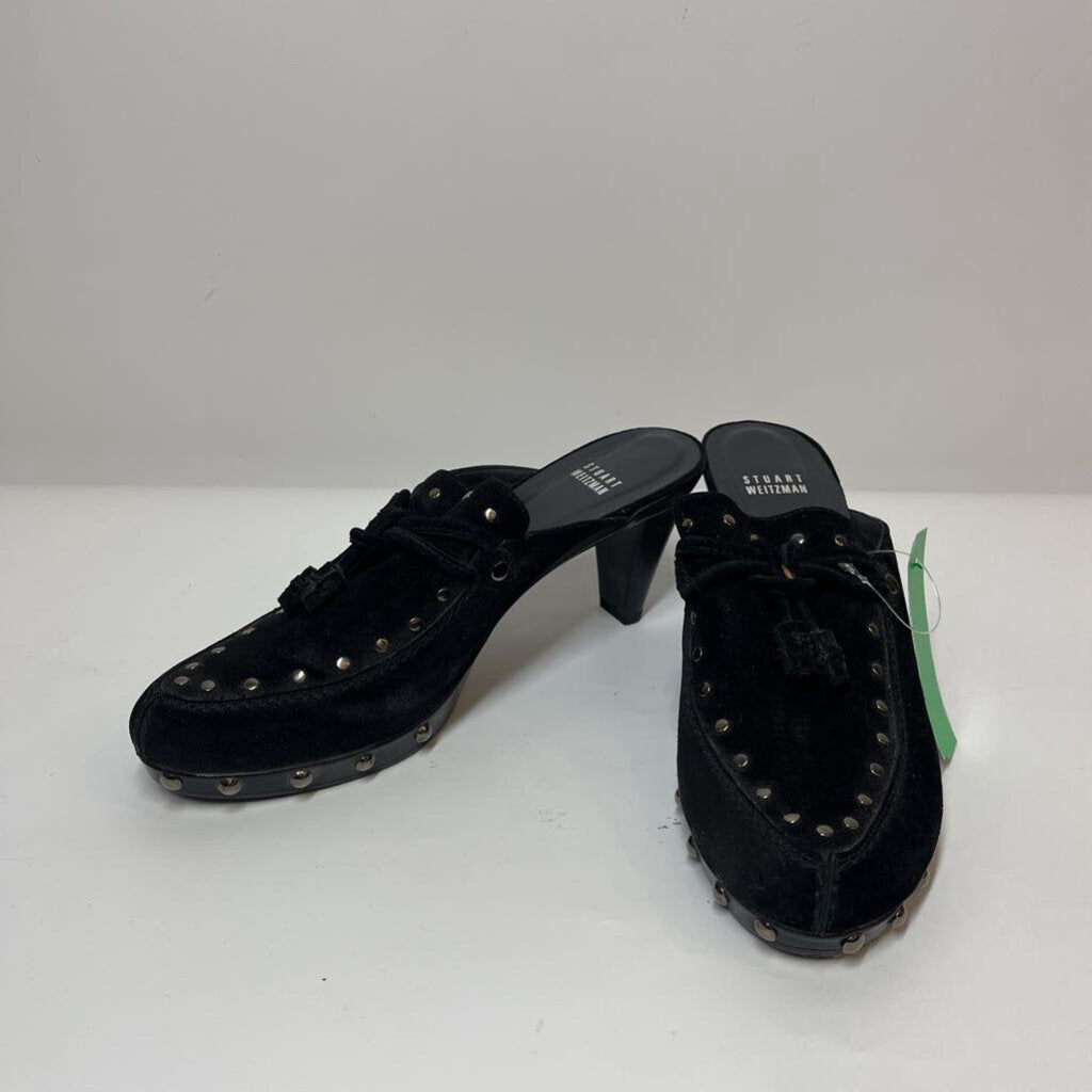 Stuart Weitzman Shoes 9 Black/Silver