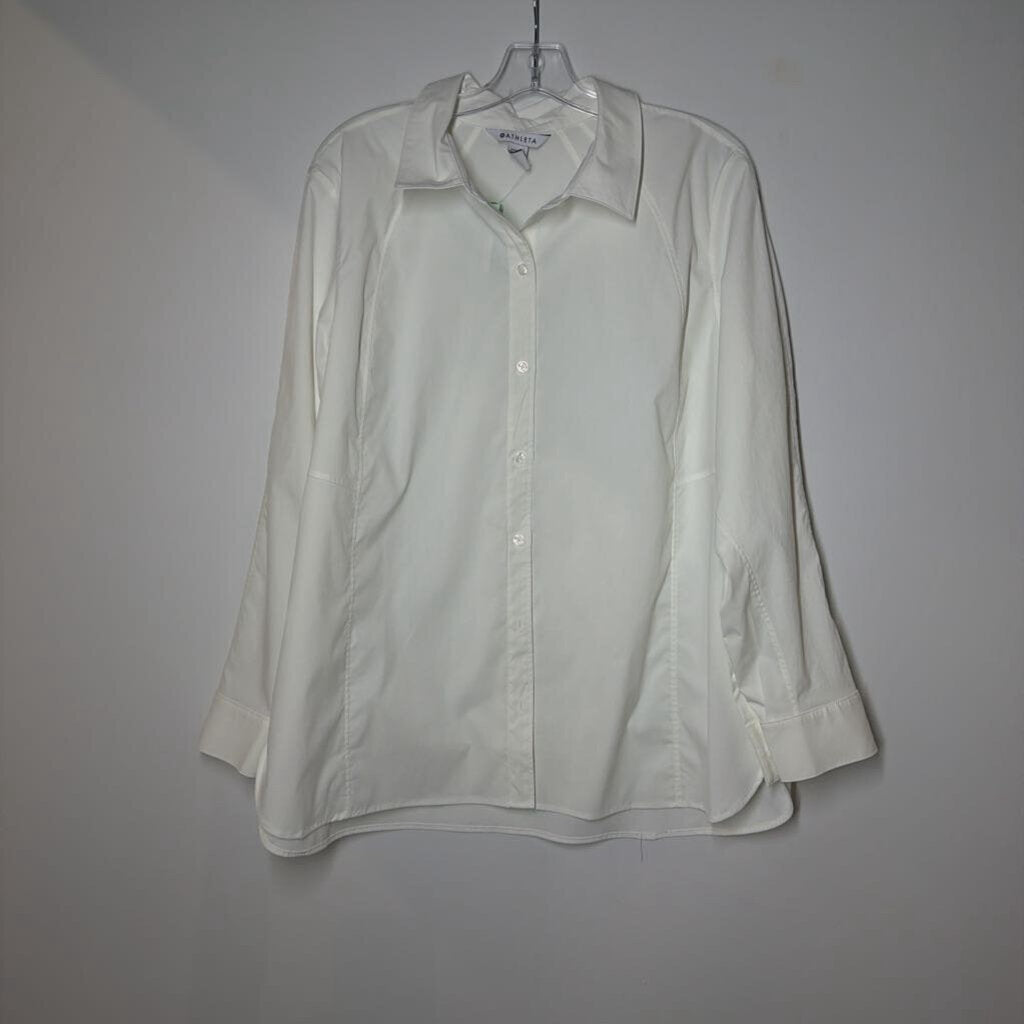 Athleta Athletic Tops 1X Plus White