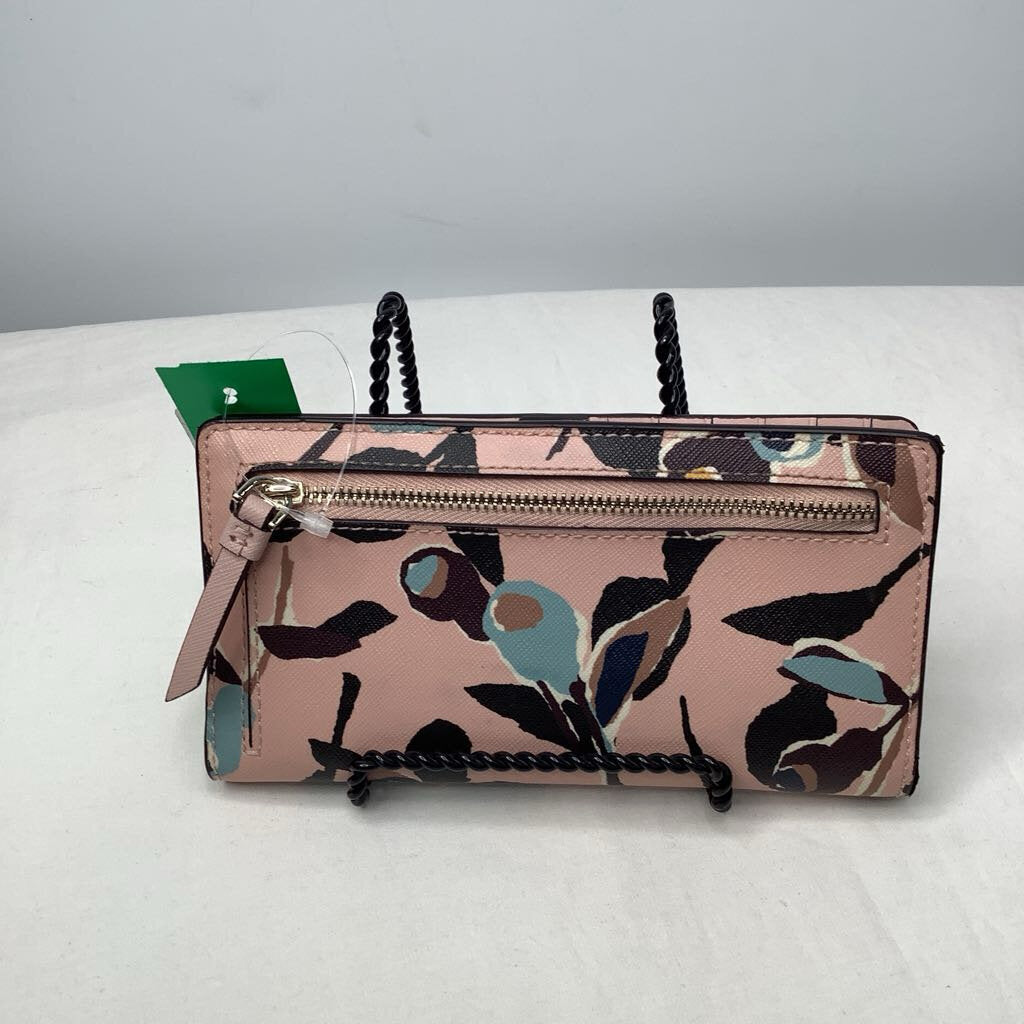 Kate Spade Wallet Medium Wallet Peach/Tan/Blue