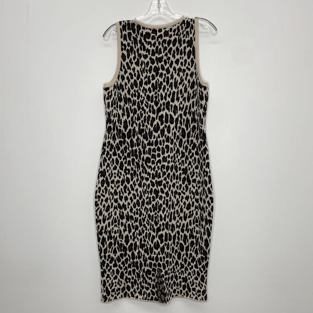 Express Dress L Leopard Print