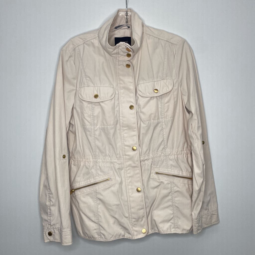 Lands' End Outerwear M/10-12 Cream