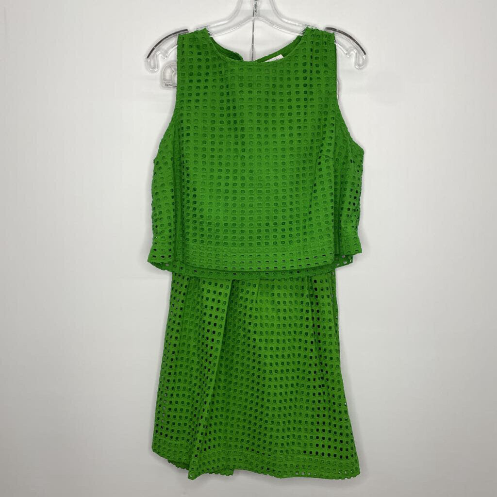 Kate Spade Dress L/XL Green Eyelet
