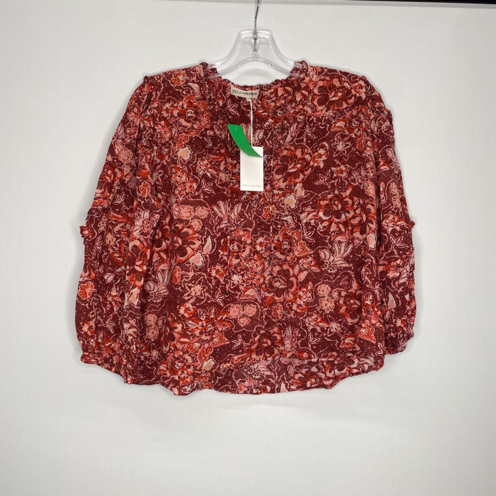 Long Sleeve 6/S Maroon/Pink/Red