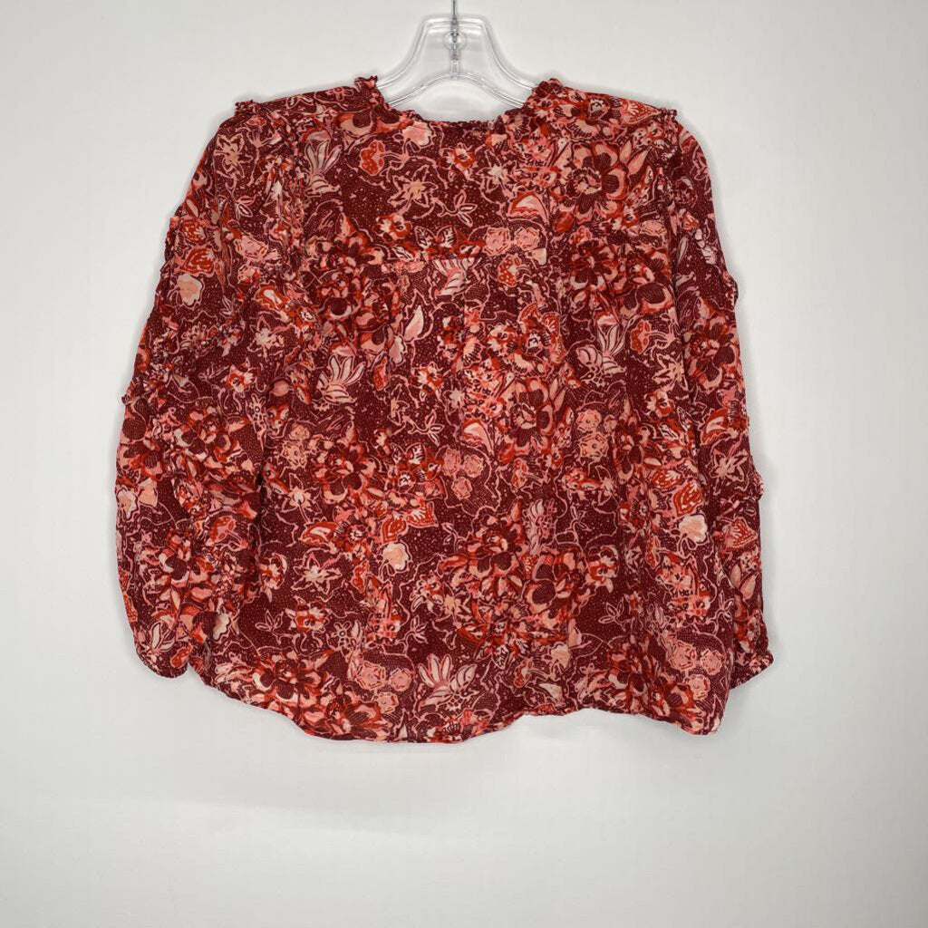 Long Sleeve 6/S Maroon/Pink/Red