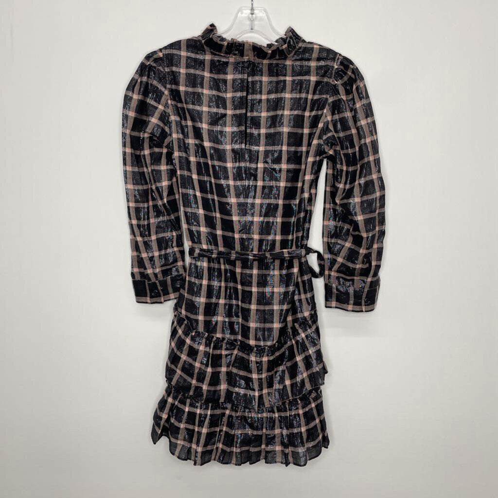 Rebecca Taylor Dress L Black/Pink