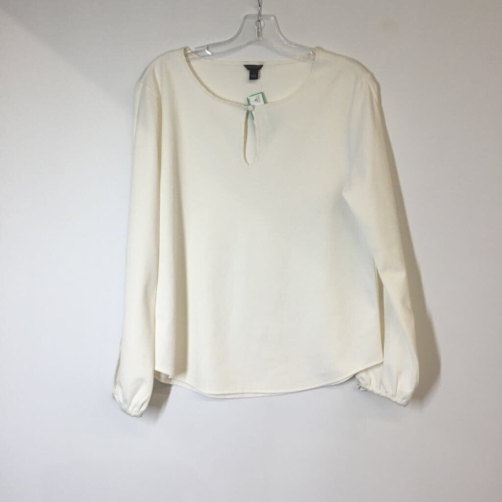 Ann Taylor Long Sleeve L White