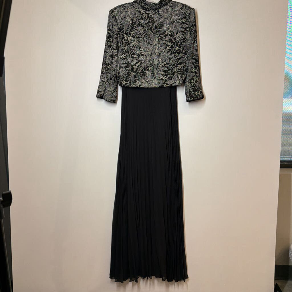 Alex Evenings Formal Wear 12/L Black/Silver
