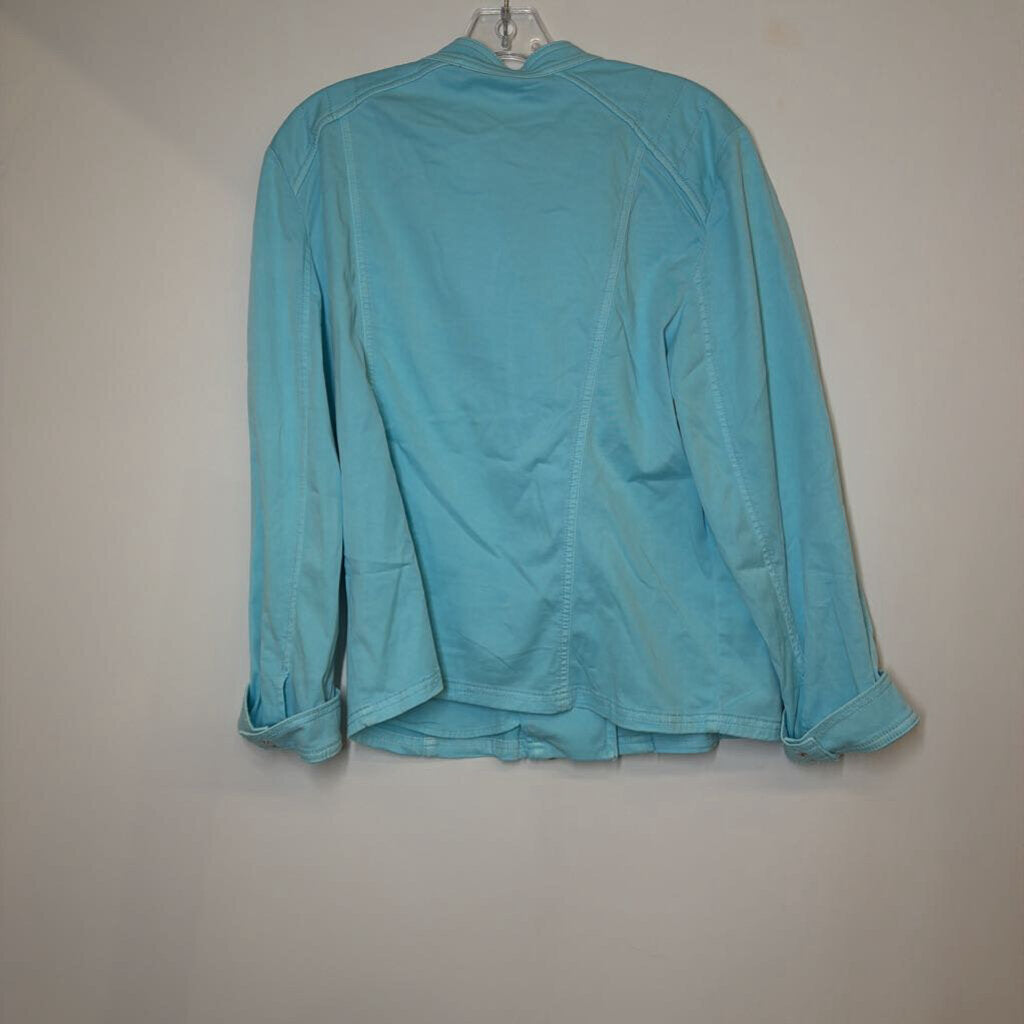 Chico's Outerwear 12/L Blue