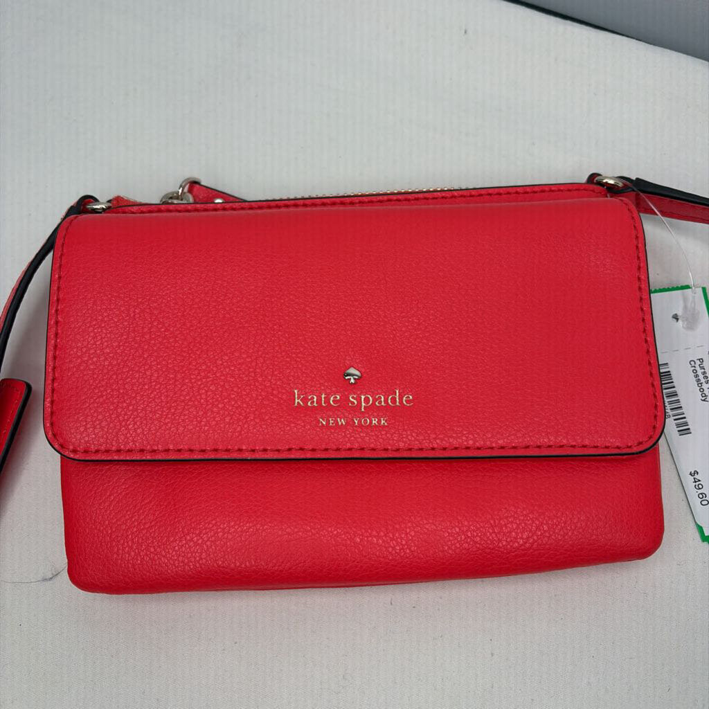 Kate Spade Purses Crossbody Red Coral