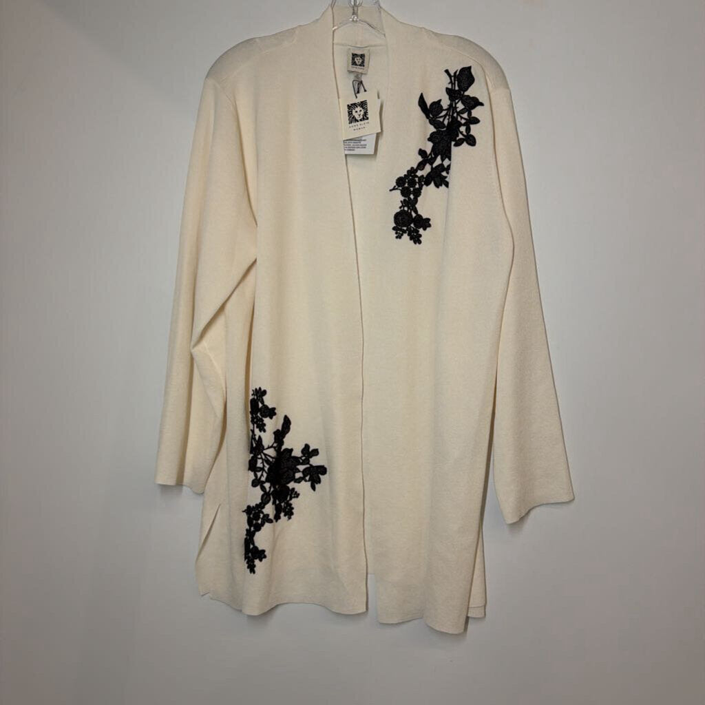 Anne Klein Cardigan 2X Plus Cream