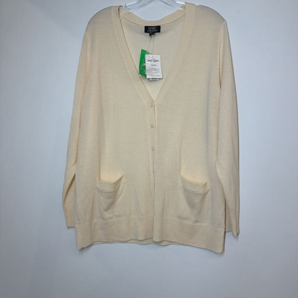 Cardigan 2X Plus Cream
