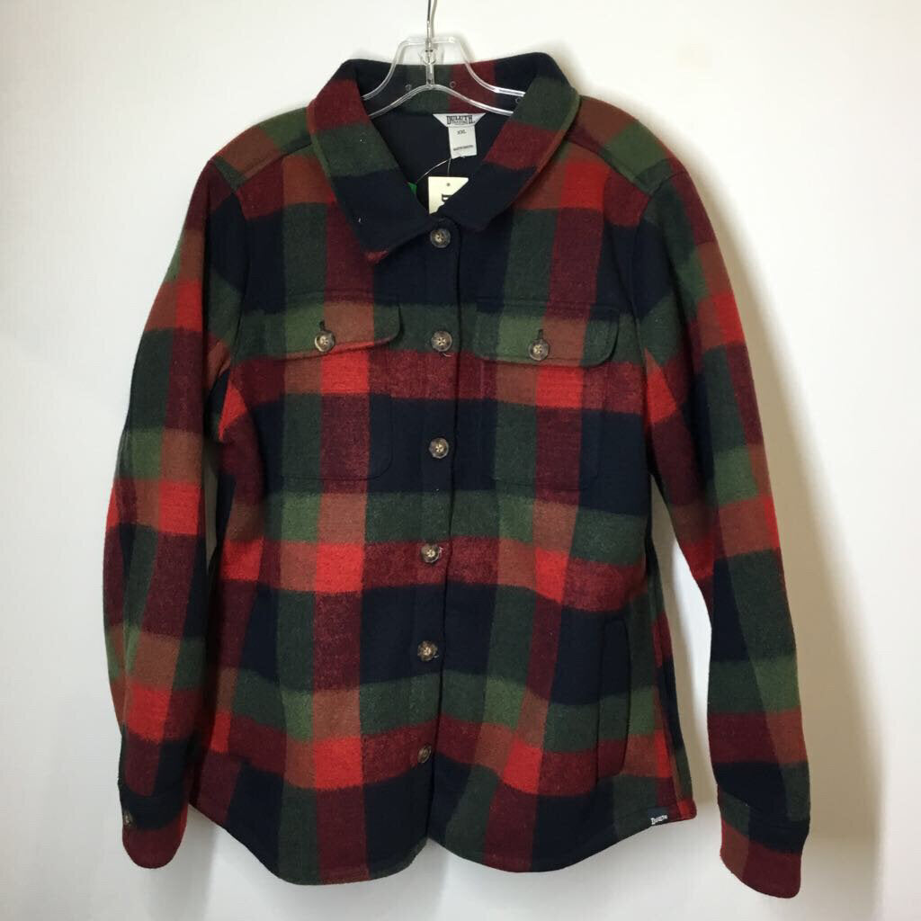 Duluth Trading Co Outerwear XXL Multi Plaid